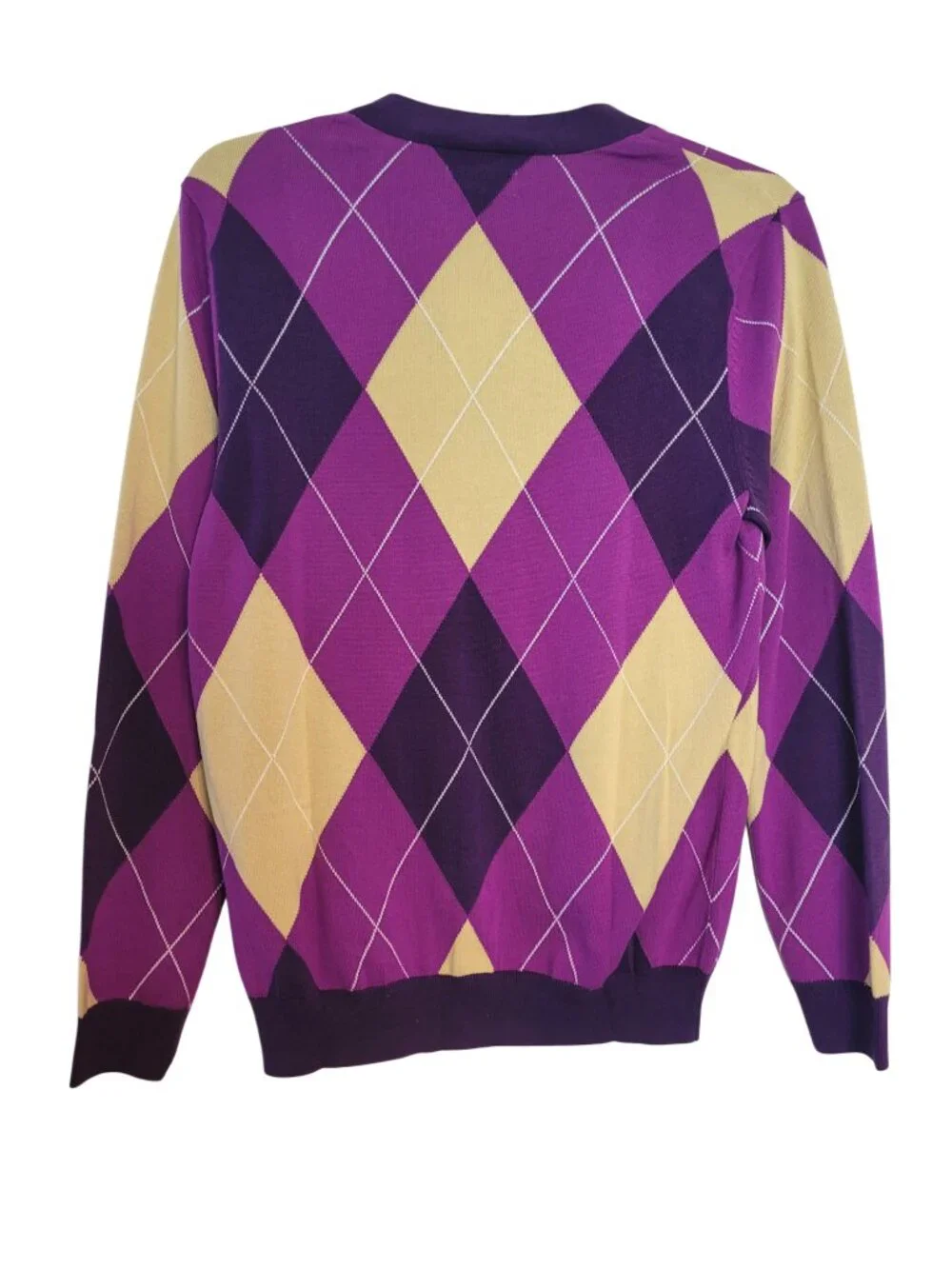Club Room Argyle Collegiate Cotton Cardigan